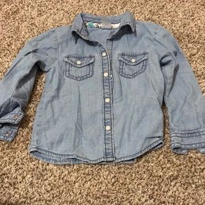 Little girls denim shirt